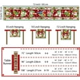 thumbnail image 2 of Christmas Table Runner 72 Inches Long Snowflake Buffalo Plaid Table Runner Christmas Theme Holiday Xmax Snowman Gnome Christmas Table Runner for Kitchen Dining Table Home Party Decorations, 2 of 6