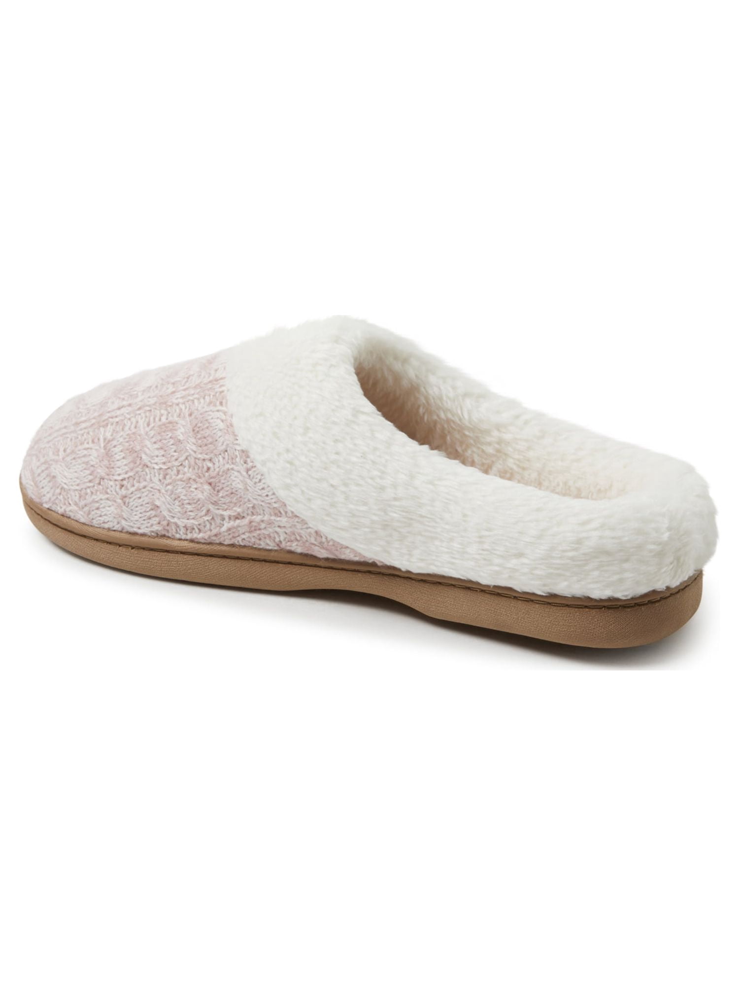Dearfoams Cozy Comfort Women's Cable Knit Clog Slippers