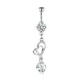thumbnail image 1 of Belly Button Rings Dangle For Women Surgical Steel Navel Rings Body Piercing Jewelry, 1 of 3