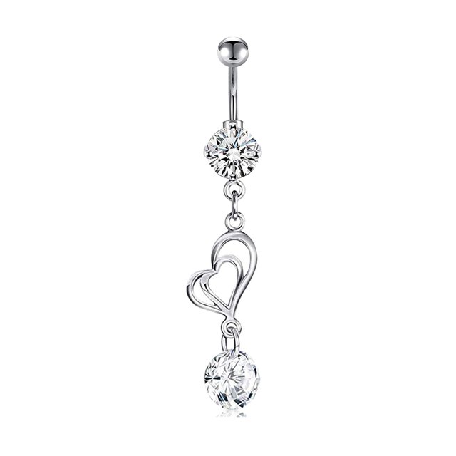 Belly Button Rings Dangle For Women Surgical Steel Navel Rings Body Piercing Jewelry
