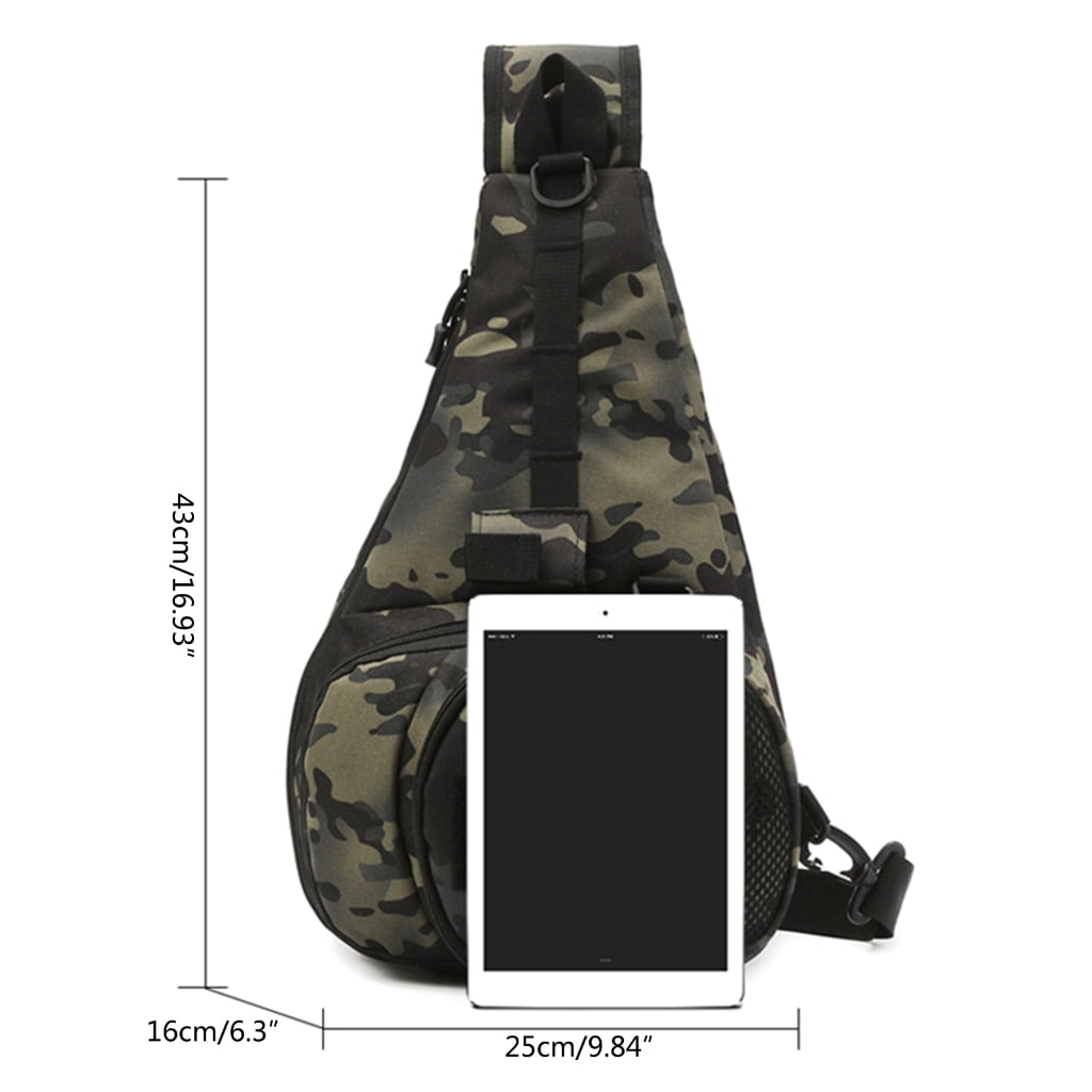 Oasiva Fishing Lures Backpack Hiking Hunting Camping Fishing Gear Shoulder Bag Tackle Storage Bag Lightweight Fishing Chest Bag