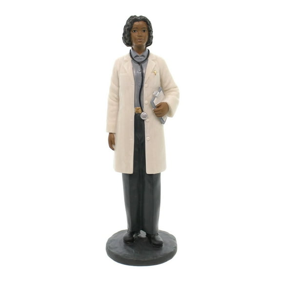 Professional: Black Female Doctor Collectible Figurine, 8.5" H