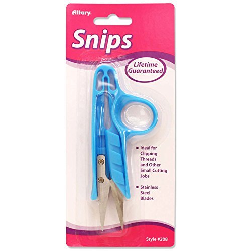 Allary 208 Snips Thread Snippers Assorted Colors (Set of 6 snips