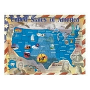 Melissa & Doug Map of the United States Jigsaw Puzzle 500 piece