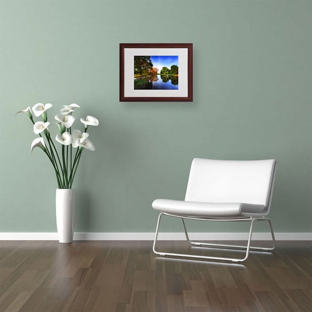 Trademark Fine Art "Autumnal Beauty" Canvas Art by Philippe Sainte-Laudy, Wood Frame