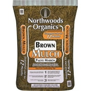 Northwoods Organics WNW03255 Decorative Mulch, Brown Bag