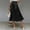 Black, variant on Morttic Women's Elegant Solid Color Silky Satin A-Line Midi Skirt – High Waist Flowy Swing Skirt with Hidden Side Pockets Black,S
