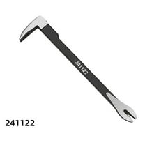 Pry Bar Set, 10" Nail Puller & Chisel Scraper, V-Type Cats Paw Claw Bar Tool for Woodworking, Home Remodeling, and DIY Projects