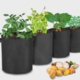 thumbnail image 3 of Planting FeltCloth Planting Container Bag Thicken Garden Pot Black, 3 of 7