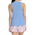 Women's 2 Piece Sleep Tank and Short Set