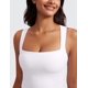thumbnail image 4 of Top Deportivo CRZ YOGA Butterluxe Largo con Escote Cuadrado Blanco M, 4 of 5