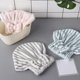 thumbnail image 5 of Gorro de toalla para el cabello de microfibra, envoltura para la cabeza, toallas absorbentes de secado rápido para mujeres, juego de 2 paquetes, 5 of 5