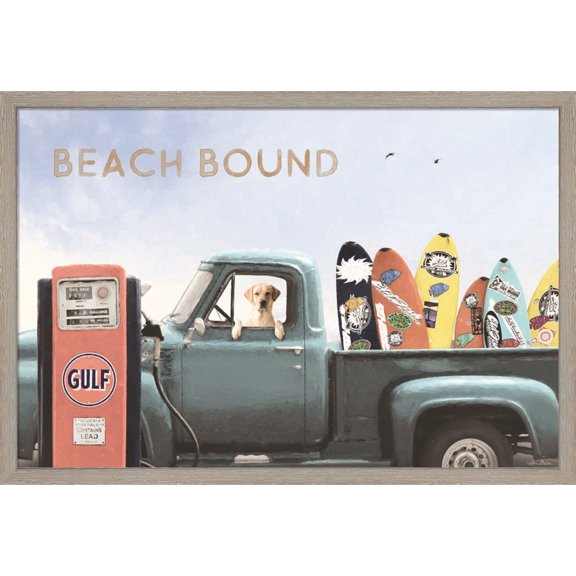 Great Art Now Beach Bound by Lori Deiter, Framed Wall Art, 25W x 17H