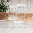 thumbnail image 4 of Libbey Stacking Cylinder Assorted Storage Jars, Stackable Glass Jars Set of 4, Airtight Plastic Lids, Dishwasher Safe Food Jars for Storing Dry Goods, 4 of 6
