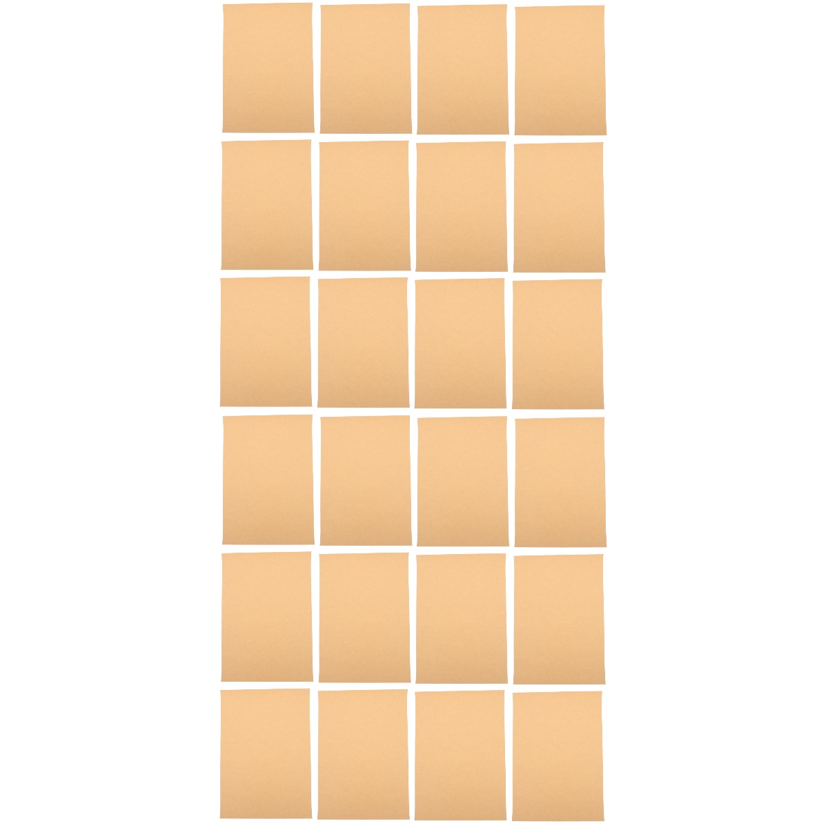 NICEXMAS 200 Pcs  4k Painting Kraft Cardboard Blank Kraft Drawing Paper for Practice