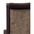 thumbnail image 4 of Chaise d'Appoint en Cuir et Tissu Gris Anthracite, 4 of 4