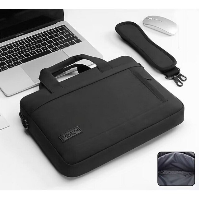 Bolsa de negocios para ordenador portátil, maletín de hombro para Macbook Air Pro, HP, Huawei, Asus y Dell de 13, 15 y 17 pulgadas Fivean unisex