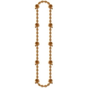 Beistle 50598-O - Football Beads - 36 Inches - Orange- Pack of 12