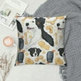 thumbnail image 2 of ONETECH Cute Dog Border Collie Throw Pillow Covers Double Side Design Cushion Pillowcase Decor Home Couch Sofa Car Bed, 2 of 5