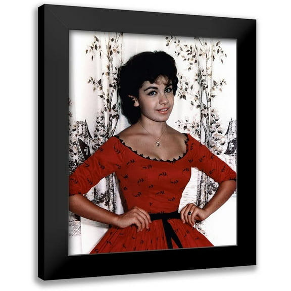 Hollywood Photo Archive 12x14 Black Modern Framed Museum Art Print Titled - Annette Funicello