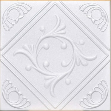 40pc Box of R 02 Styrofoam Direct Glue Up Ceiling Tile (20x20)