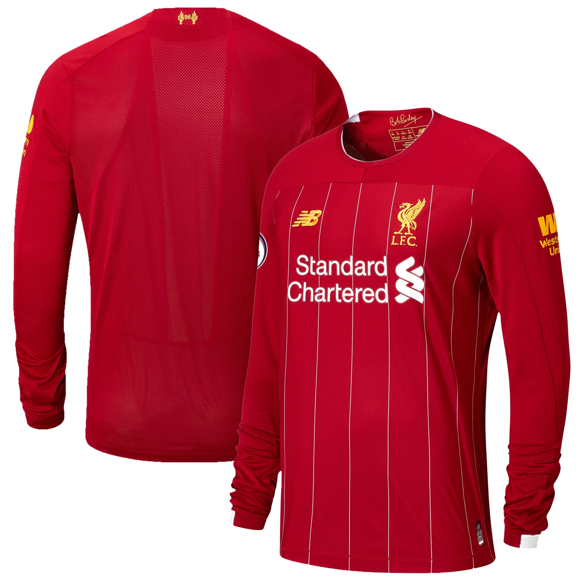 liverpool long sleeve jersey