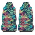 thumbnail image 2 of Tropical Plant Green Yard Car Front Seat Covers Protectors , Flowers Illustration Automotive Seat Covers for Cars Trucks Suv, 2 of 8