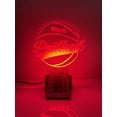 thumbnail image 7 of American Pro Basketball Sports Fan Team Sports Themed Ball Lamp Night Light LED Personalized Free Name Room Man Cave Decor 16 Colors & Remote, Made in America! (Portland), 7 of 7