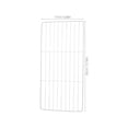 RENACLIPY White Mesh Freezer Rack Shelf Wire Divider for Deep Freezer ...