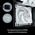thumbnail image 5 of ARCTIC ACFAN00293A P12 Max 120mm Case Fan luid dynamic bearing max 3300 RPM PWM regulated - White, 5 of 7