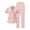 Pink, variant on Scrubs for Nurses Set Two Piece V Neck Short Sleeve Tops Protective Clothing and Pants Set