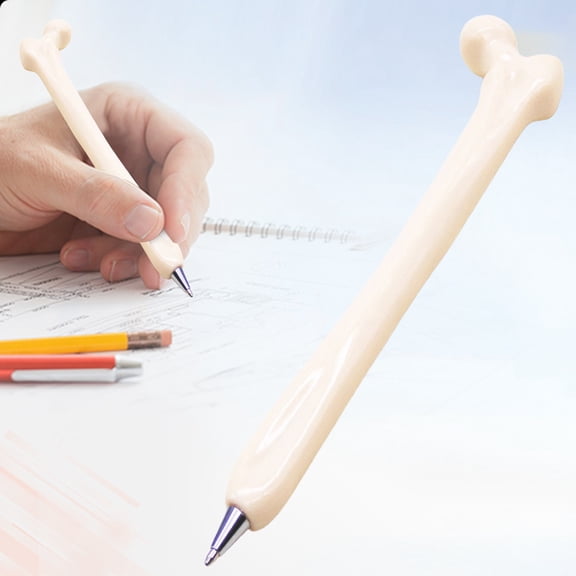 Creative Novelty Bone Shape Ballpoint Pens,Nurse Doctor Pen,1.0 mm,5ml,Black,1PC (Bone E)