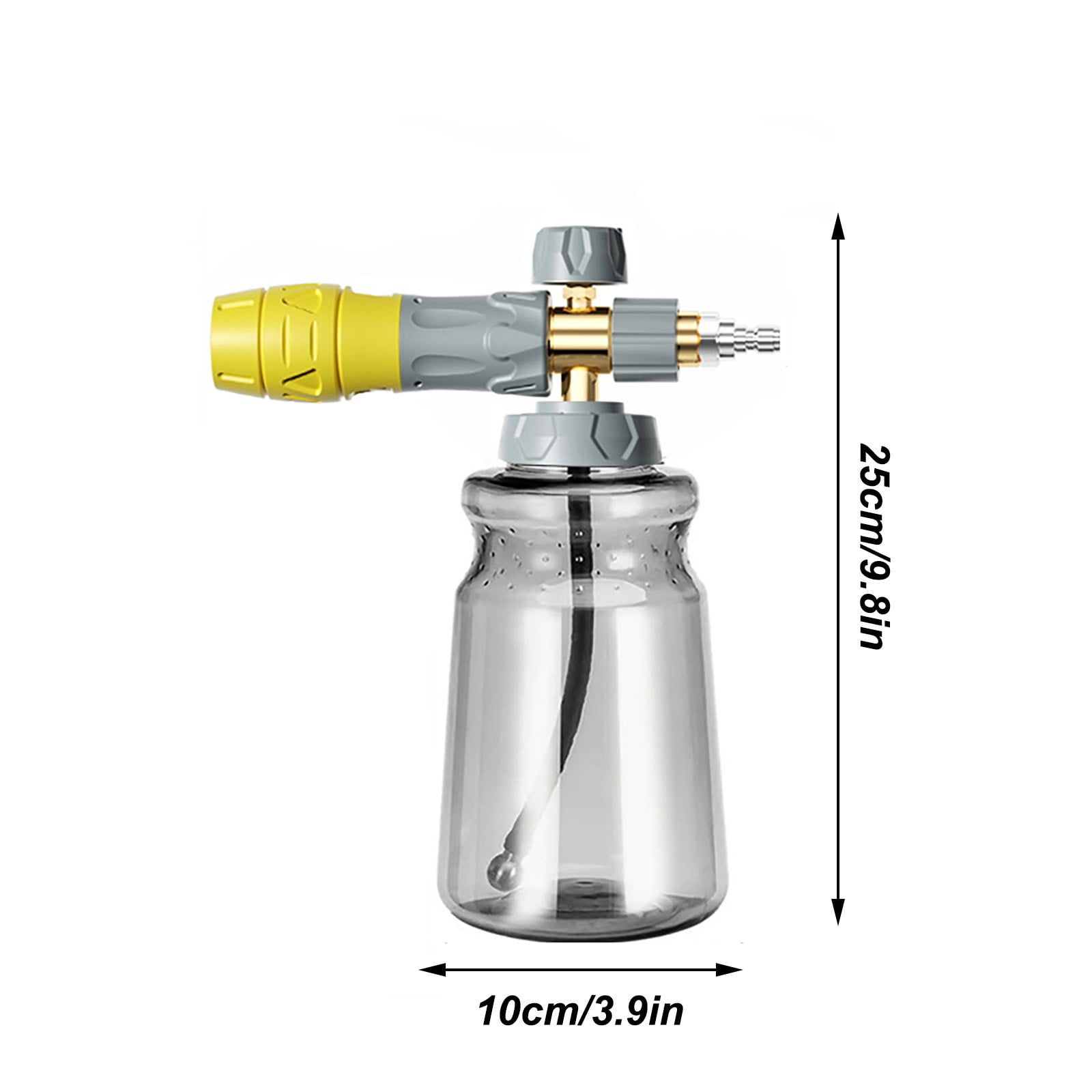 Head Foam Sprayer for Car Washing - High-Pressure Spray Nozzles for Soap Cleaning - Car Accessories for Men and Snow Foam Applications
