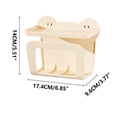thumbnail image 3 of Xihbxyly Porta Toallitas de Pared, Práctico Diseño Autoadhesivo, Caja de Pañuelos para Baño Que Ahorra Espacio, Almacenamiento de Plástico Transparente, Fácil Instalación, Versátil para Cocina, Baño, 3 of 7