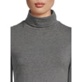 thumbnail image 4 of Time And Tru Women's Knit Turtleneck Top, 4 of 5