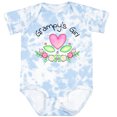 thumbnail image 3 of Inktastic Grampy's Girl Heart Flowers Girls Baby Bodysuit, 3 of 5