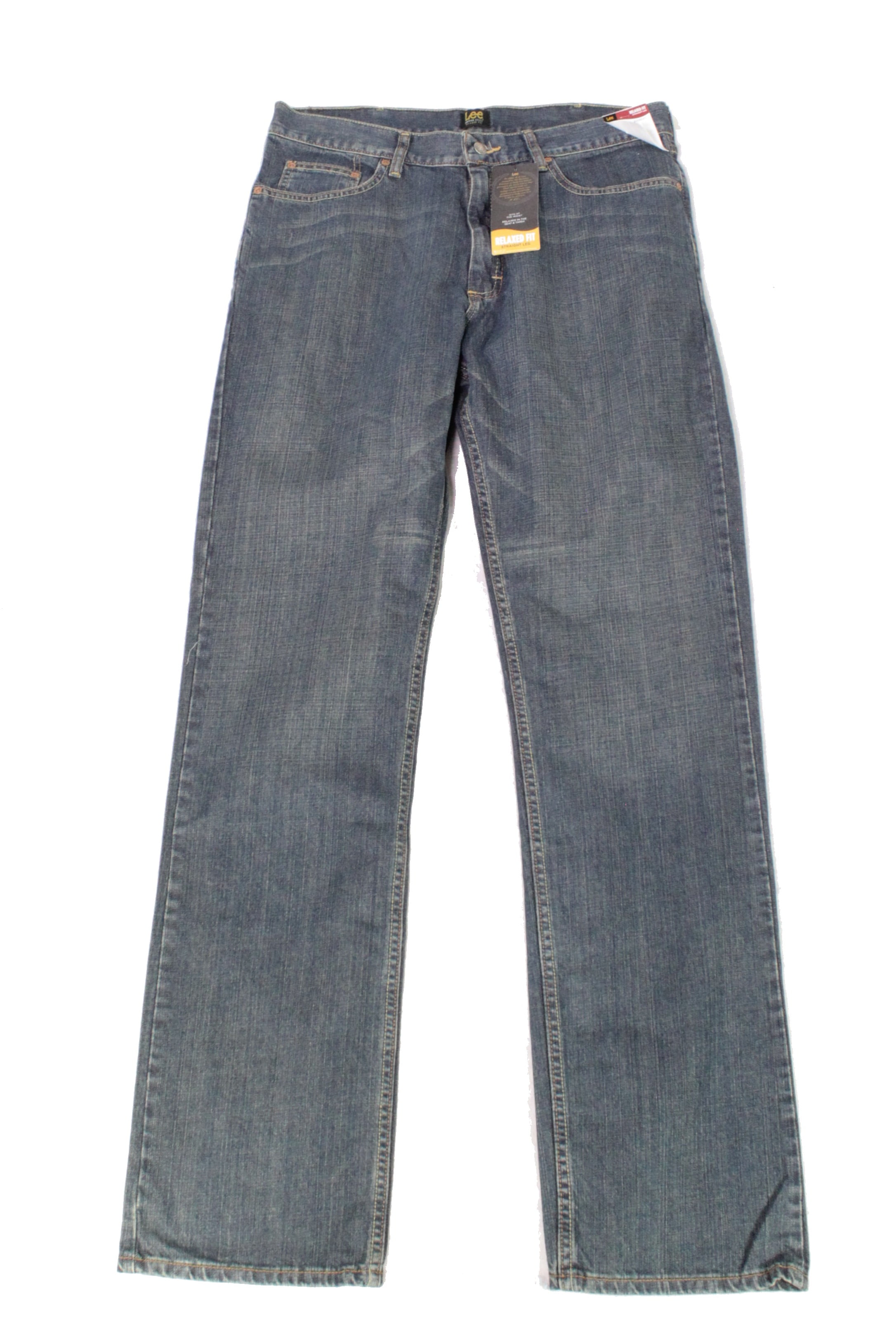 Mens Jeans 34X36 Relaxed Fit Straight 