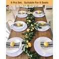 thumbnail image 4 of 13 Inch Round Placemats Set of 6, Easter Bunny Non Slip Heat Insulation PP Table Mats, Watercolor Butterfly Cute Rabbit Flowers Purple Washable Place Mats for Kitchen Dining Party Table Decor, 4 of 7