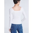 thumbnail image 3 of Scoop Women's Contour Top with Long Sleeves, Sizes XS-XXL, 3 of 5