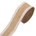 thumbnail image 1 of CAROOTU Rustic Burlap Lace Ribbon Roll for Burlap Decoration Wedding Party Decor Home Embellishment DIY, 1 of 7