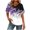 Black, variant on DeHolifer Womens T-Shirts V-Neck Casual Printed Short Sleeve Summer Casual Loose Tees Tops Black XL