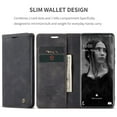 thumbnail image 3 of CaseMe Leather for Samsung Galaxy S20 5G Case, Flip Wallet Leather Case with Card Holder Magnetic Closure Shockproof Kickstand Protective Phone Cases Cover for Samsung Galaxy S20 5G 6.2-inch,Black, 3 of 12