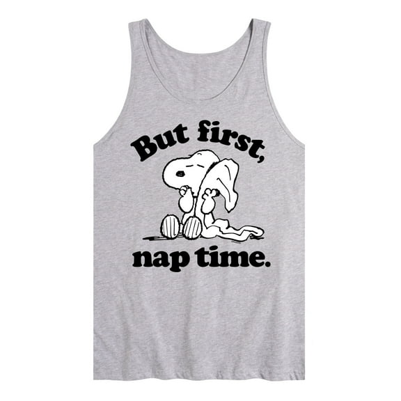 Peanuts - Snoopy First Nap Time - Men's Jersey Tank Top