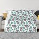 thumbnail image 1 of Fotbe Bears and Tropical Leaves Manta de Franela con Estampado, Manta Ultrasuave para Cama, Sofá, Auto, Hipoalergénica y Antibolitas-40"x30", 1 of 6