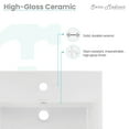 thumbnail image 4 of Concorde 21" Two-Piece Wall-Mount Bathroom Sink, 4 of 12