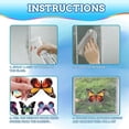 thumbnail image 3 of Window Static Clings Stickers Decal 11.8"x35.4" 2 Sheets with 15PCS Patterns Decorative Removable Window Sticker Cling Home Office Decor, 3 of 9