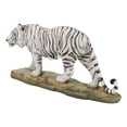 thumbnail image 6 of Prowling Fierce Leucistic Winter White Bengal Tiger Figurine 11.25" L, 6 of 10