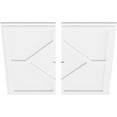 thumbnail image 2 of 24"OD x 1"ID x 8 1/4"C x 1"P Embry Architectural Grade PVC Contemporary Ceiling Medallion, Two Piece, 2 of 11