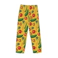 thumbnail image 4 of Kdxio Colorful Vegetables Print Men's Sleep Pajama Pant Lounge Pants with Pockets, 4 of 8
