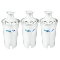 Brita Standard Water Filter, Standard Replacement Filters for Pitchers and Dispensers, BPA Free - 3 ct